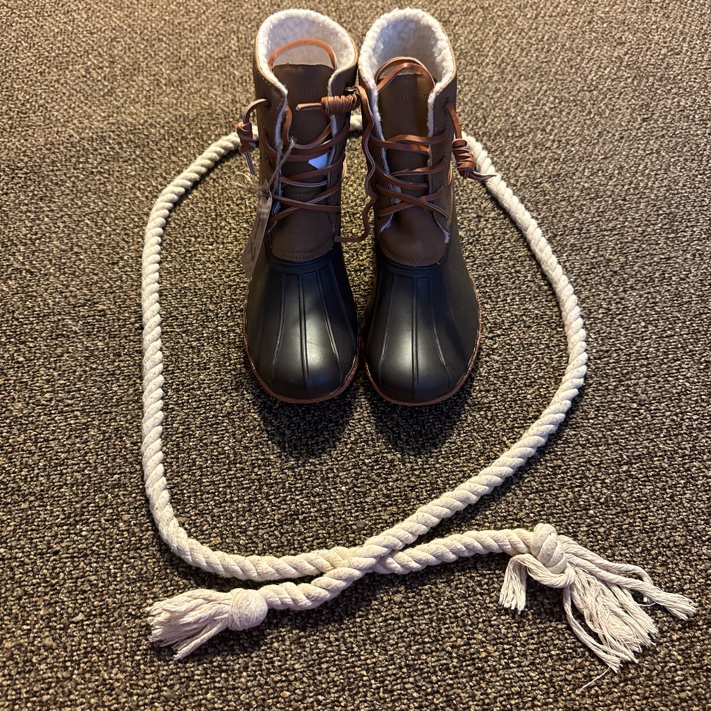 Seven7 Brown and Black Winter Boots